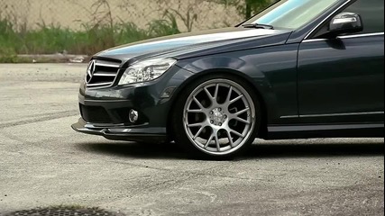 Vip Style Mercedes C350 on 20 Vossen Vvs Wheels/rims (720p) 