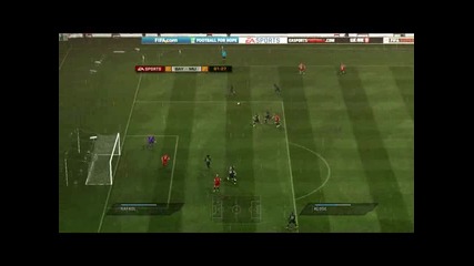 Fifa 11 Bayern Munchen 0:4 Man.united part 2