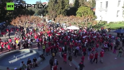 Million Student March for Free Tuition Shuts Down UC Berkley
