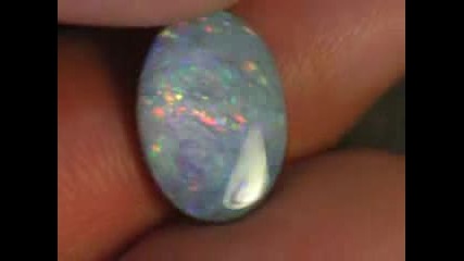 Multicolor Fire Semi - Black Opal 4.35ct