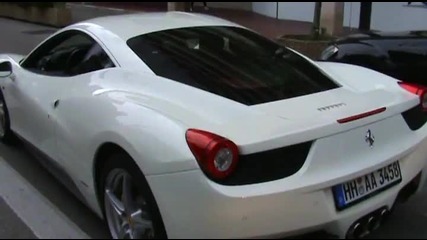 White Ferrari 458 Italia 