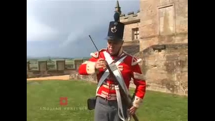 How to fire a Brown Bess musket - English Heritage