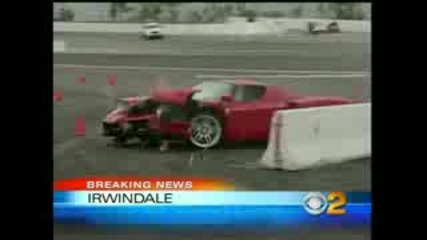 Eddie Griffin блъска Ferrari Enzo!!!