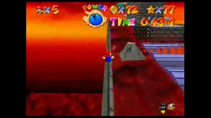 Bowser in the fire sea - Speed run 