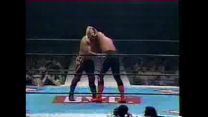 NJPW Sting And Keji Muto Vs. The Road Warriors