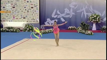 Невяна Владинова - лента - финал - Световна купа по художествена гимнастика - София 2015