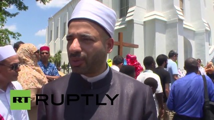 USA: Muslim community hold 'Unity Walk for Peace' for Charleston victims