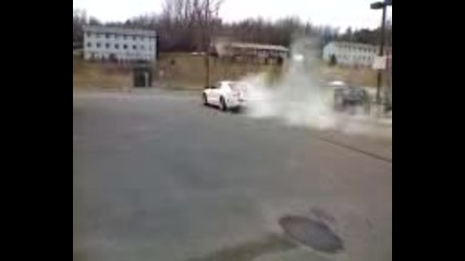 2005 Roush Mustang Burn Out
