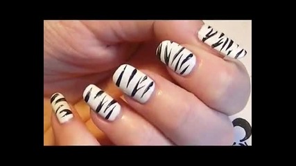Как да си направим Basic Zebra маникюр 
