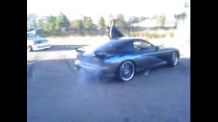 Rx - 7 Catches Fire