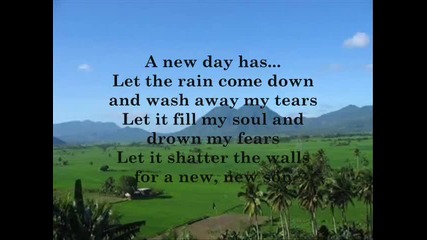 a new day has come with lyrics by celine dion