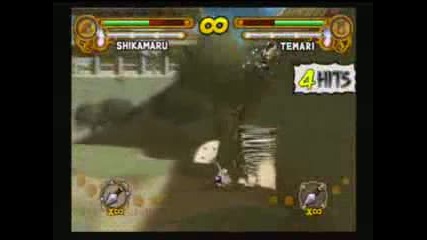 Naruto Ultimate Ninja 3 Shikamaru Vs Temari