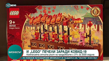 LEGO отчита ръст на продажбите с 21% за 2020 г.