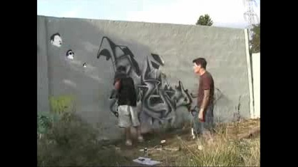 Рисуване На Графити - Graffiti 3d Wildstyle