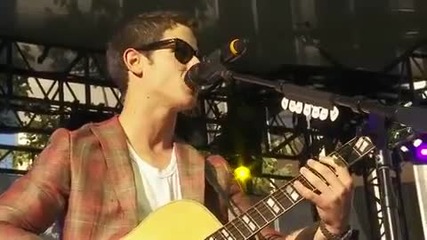 Nick Jonas and Jasmine V. at Microsoft Opening
