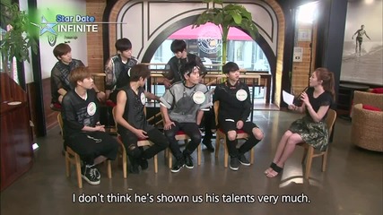[eng Sub] 150807 Infinite – Star Date Kbs Entertainment Weekly