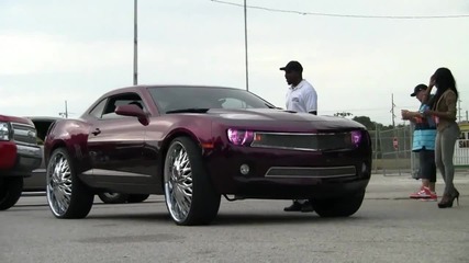 Candy Camaro on 28 inch rims- Florida Classic 2010 Series