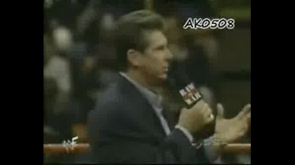 The Undertaker And Kane Break Vince Mcmans Ankle