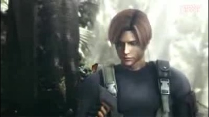 Leon S. Kennedy and Jack Krauser 