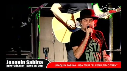 Joaquin Sabina in concert New York City May 25th, 2011 Usa Tour 2011 El Pen