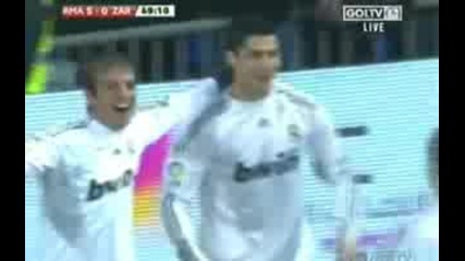 Реал Мадрид срещу Реал Сарагоса 6 - 0 ( Всички Голове ) 19.12.2009 