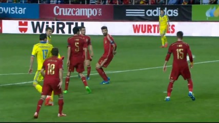Испания 1 - 0 Украйна ( квалификация за Европейско първенство 2016 ) ( 27/03/2015 )