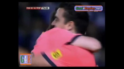 Tenerife - Barcelona 0 - 4 (0 - 5, 10 1 2010)
