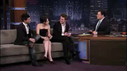The Cast of Twilight: New Moon on Jimmy Kimmel Live Part 1 