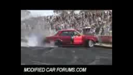 Lada V8 drifting 