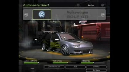 My Cars In Underground 2