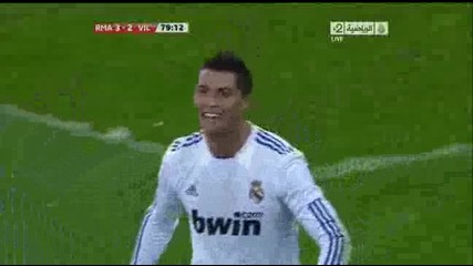 Реал Мадрид 3 - 2 Виляреал гол на Кристиано Роналдо 