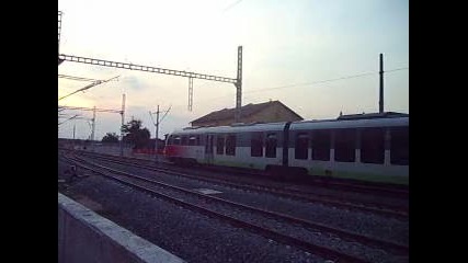 Кпв 10297 през входните стрелки на гара Първомай