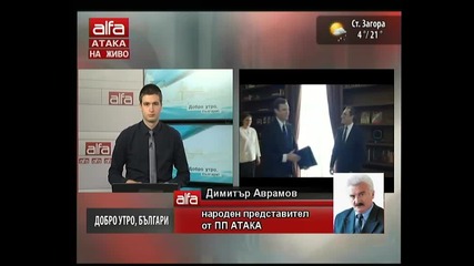 Димитър Аврамов - Нюланд на посещение в България. Скрити и явни цели. Тв Alfa - Атака 01.04.2014г.