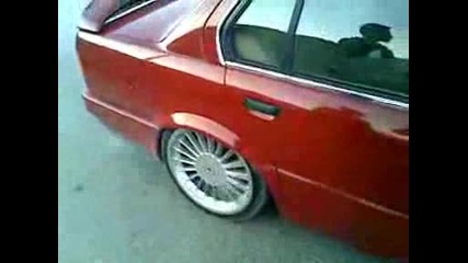 Bmw E30 Twin Turbo Burnout