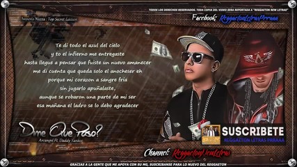 **превод** Dime Que Paso - Arcangel Ft Daddy Yankee