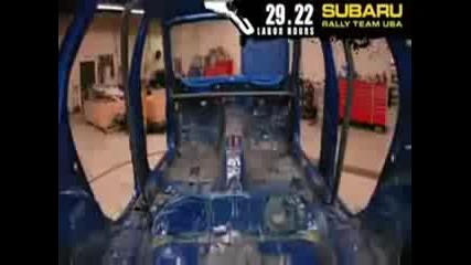 Assembly of Subaru Rally Car