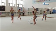 Ансамбълът ни по художествена гимнастика представи новите си съчетания