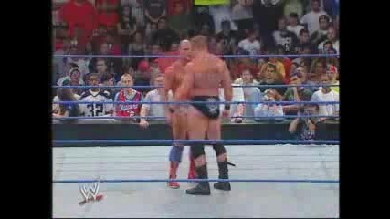 Brock Lesnar Kisses Kurt Angle