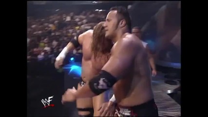Triple H vs The Rock - Special Referee Shawn Michaels - Raw - Wwf Championship Match - Full Match