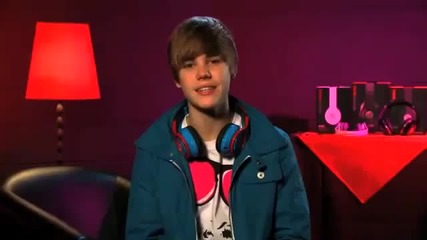 Justin Bieber talks about his new headphones