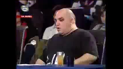 Music Idol 2 - Иван Ангелов и Фънки се псуват в ефир