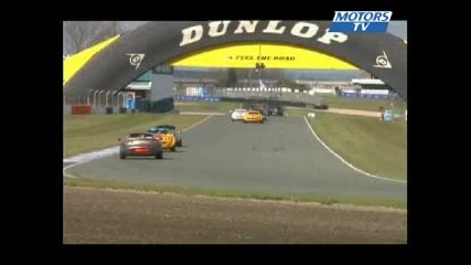 Camera embarquee 2 Trophee Lotus Elise 2008 Donington 