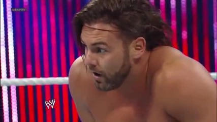 Justin Gabriel vs. Wade Barrett - Intercontinental Championship Wwe Main Event, April 17, 2013