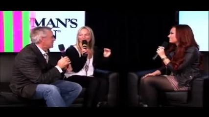 Demi Lovato backstage interview at Jingle Ball 2011
