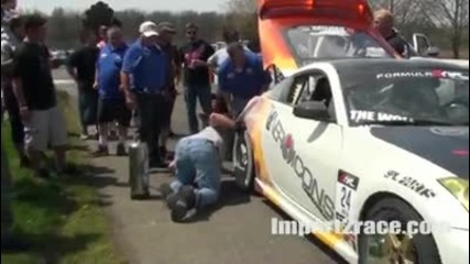 350z Drifting caught on Fire April 25, 09