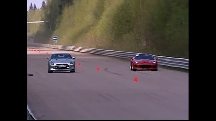Nissan Gtr Hks Gt570 vs Tuned Chevrolet Corvette Z06