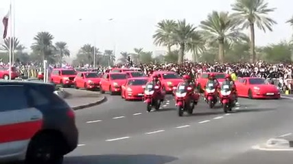 Парад на полицейските коли в Катар