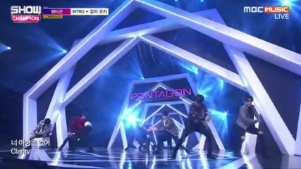 287.1214-3 Pentagon - Intro + Can you Feel It, [mbc Music] Show! Champion E209 (141216)