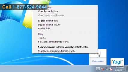 Update Zonealarm® Extreme Security 2010 in Windows® 7