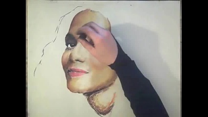 Пастелен портрет на Хали Бери от тайнствения феномен 